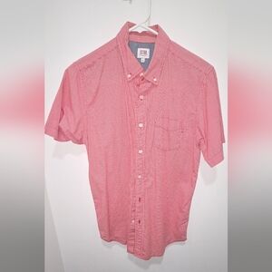 Obey Red Checkered Button-Down Shirt